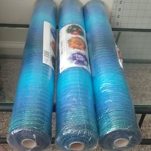 Ombre Deco Mesh Blue/Turquoise